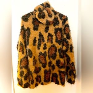 Show Me Your Mumu Leopard Sweater XS